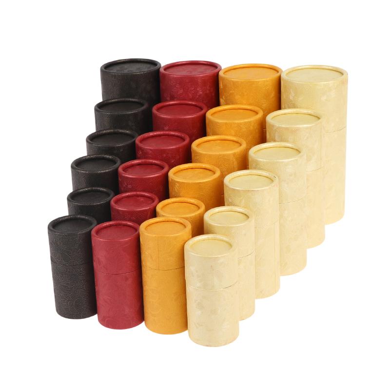 Paper Jar Tube Packaging 1Pcs Essential Oil Bottle Cosmetic Tubes Small Eco Friendly Containers for Perfume Storage Travel