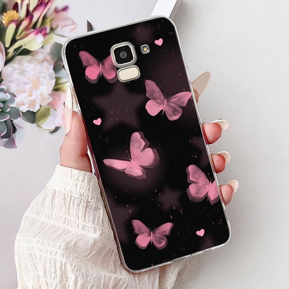 For Samsung Galaxy J6 2018 J600 SM-J600F Case Luxury Marble Dragon Soft Clear Silicone Phone Cover For Samsung J6 Plus J610 Capa