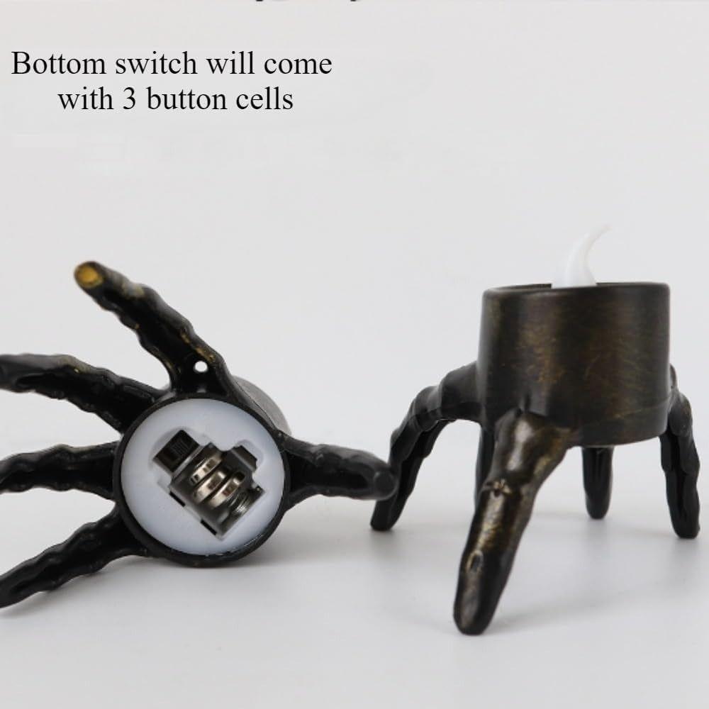 LED Candle Light Halloween Flameless Candle Light Halloween Indoor Decorative Light Festival