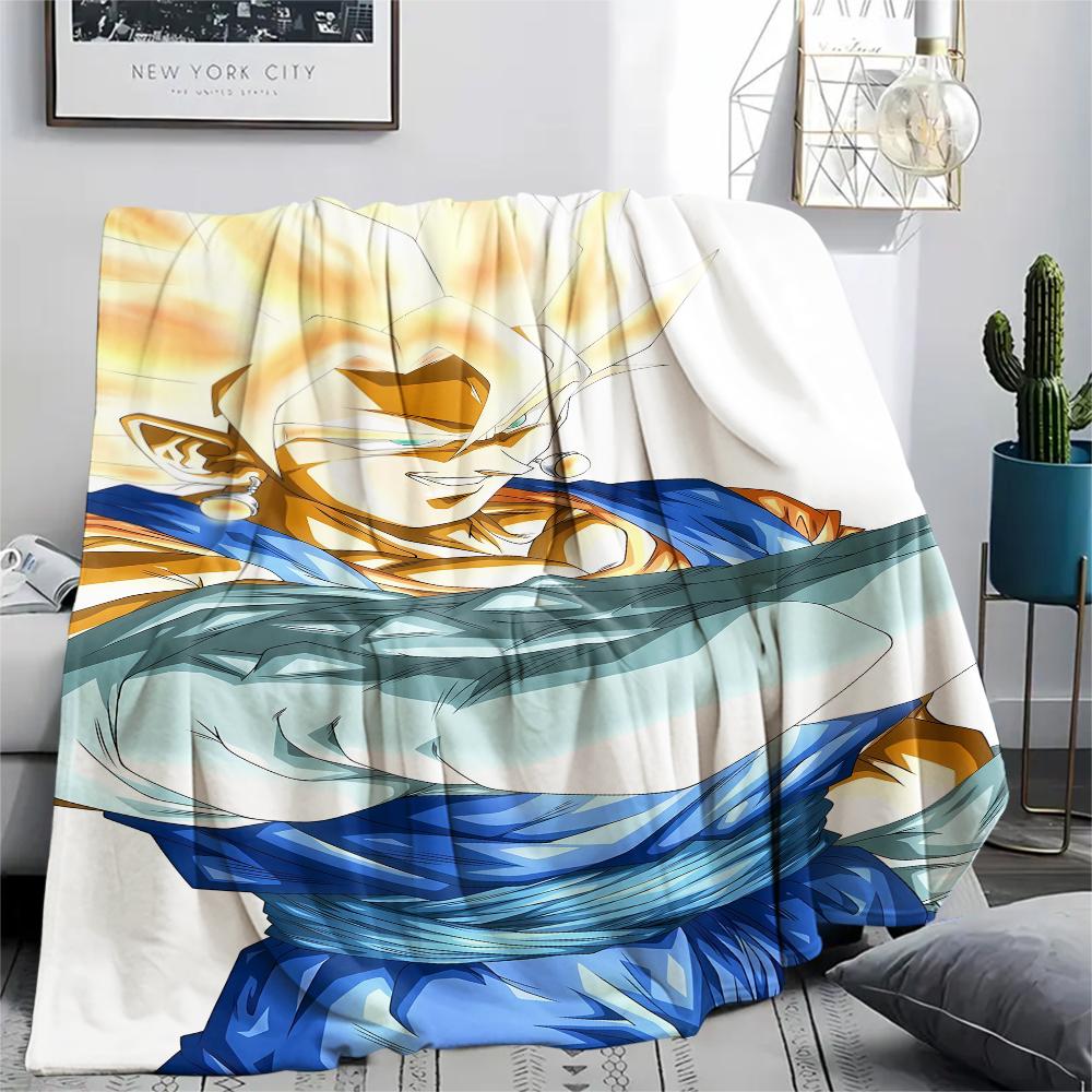 Dragon Ball Characters Print Flannel Blanket,High Quality Comfortable for All Seasons,Home Decor,Warmth and Comfort,Perfect for Christmas Gifts