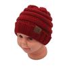 Trendy Kids Knitted Hat Soft Warm Yarn Beanie For Boys And Girls Winter Spring Fall