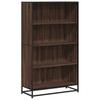 Bookshelf Brown Oak Effect 80.5 X 35 X 139 Cm Engineered Wood
