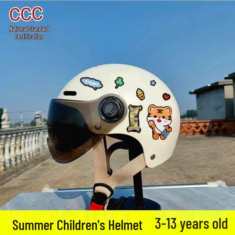 3C Certified Kids' Helmet for School, All-Season Breathable Sun Protection, Cute & Safe for Electric Bikes