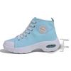 High-top Inner Height-increasing Women's Canvas Shoes Are Fashionable and Versatile Outdoor Wear-resistant New Breathable Real Air Cushion Spo