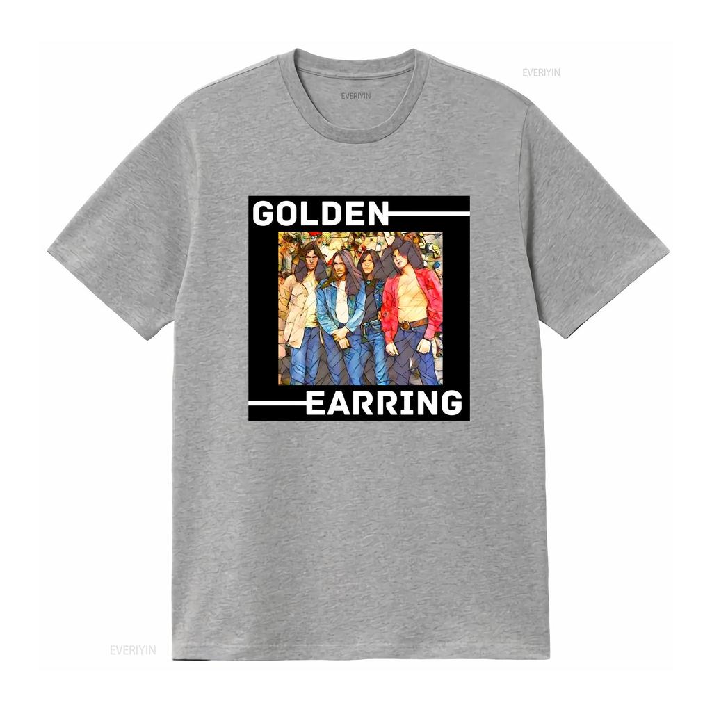 BEST TO BUY Dark Retro Golden Earring Classic Dutch T Shirt S 5XL Vintage Washed Stretched Soft Homme Slightly Unisex