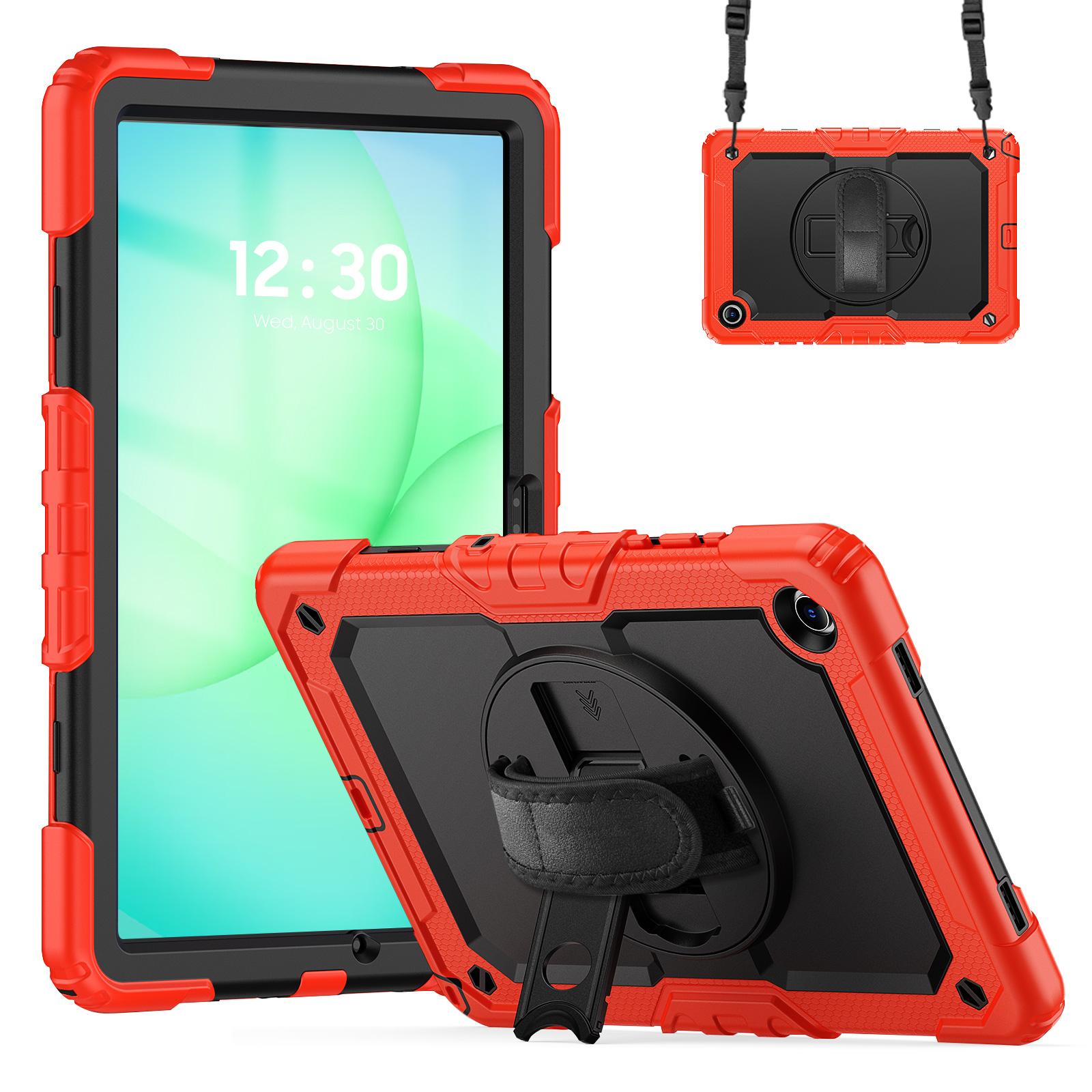 Coque antichoc pour Samsung Galaxy Tab A11+ A9 Plus 11  Housse de tablette avec support pour enfants Sangle Avec film protecteur Pour A9+11 pouces A11 Plus 11inch 2025