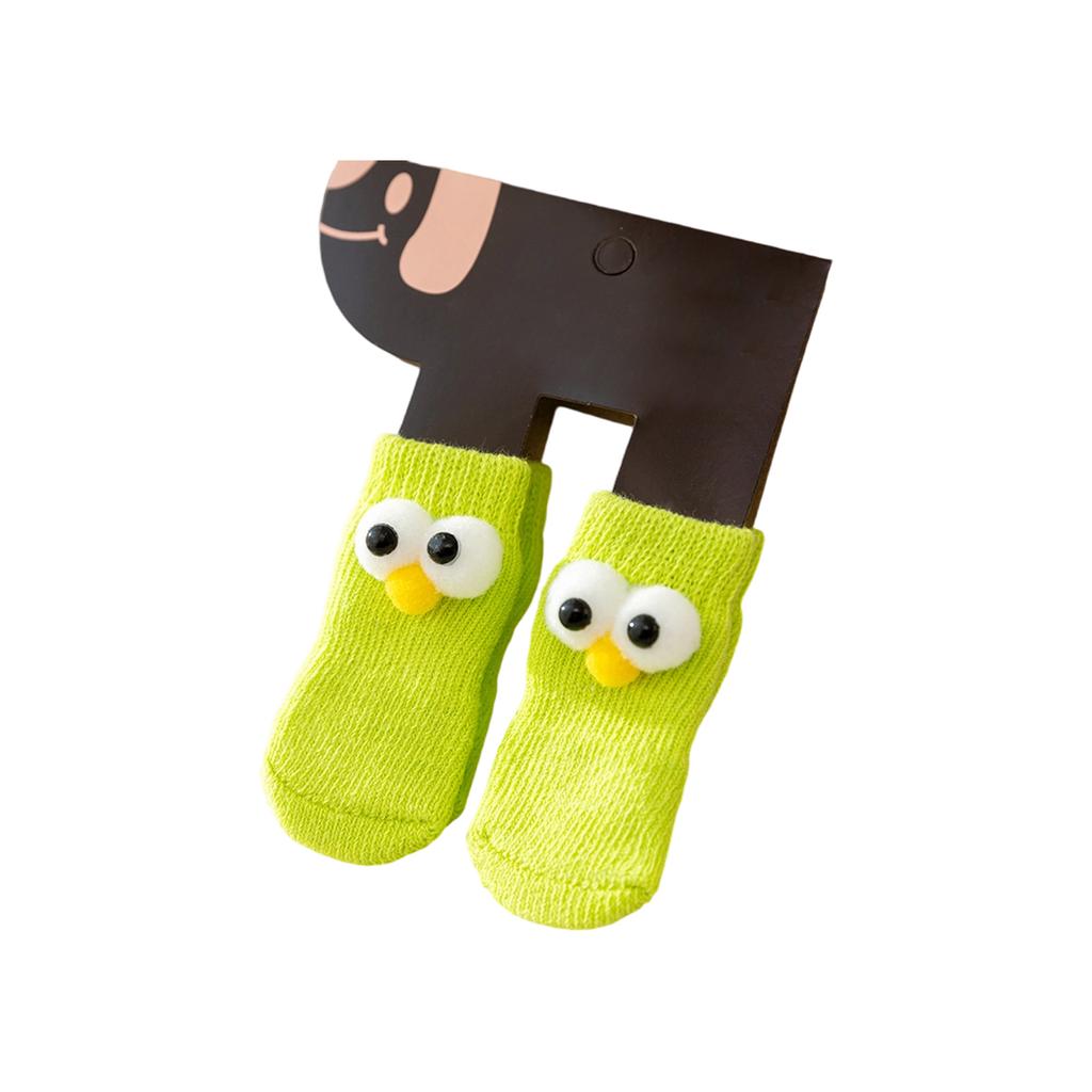 Cute Cartoon Pet Socks For Small Dogs & Cats – All- Non- Warm Cotton Knit Socks For Puppies & Kittens