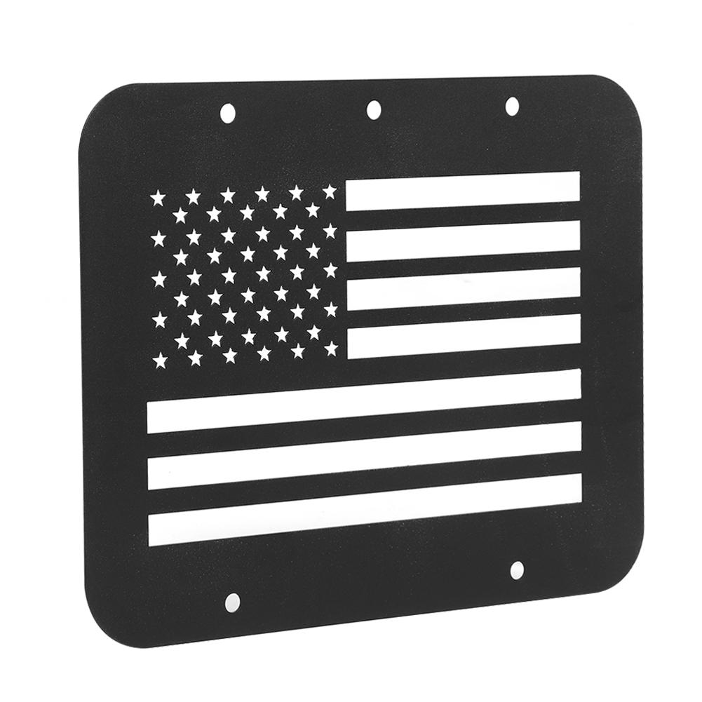 Tailgate Air Vent Outlet Cover Plate National Flag Style Fits for Jeep Wrangler TJ 1997 2006