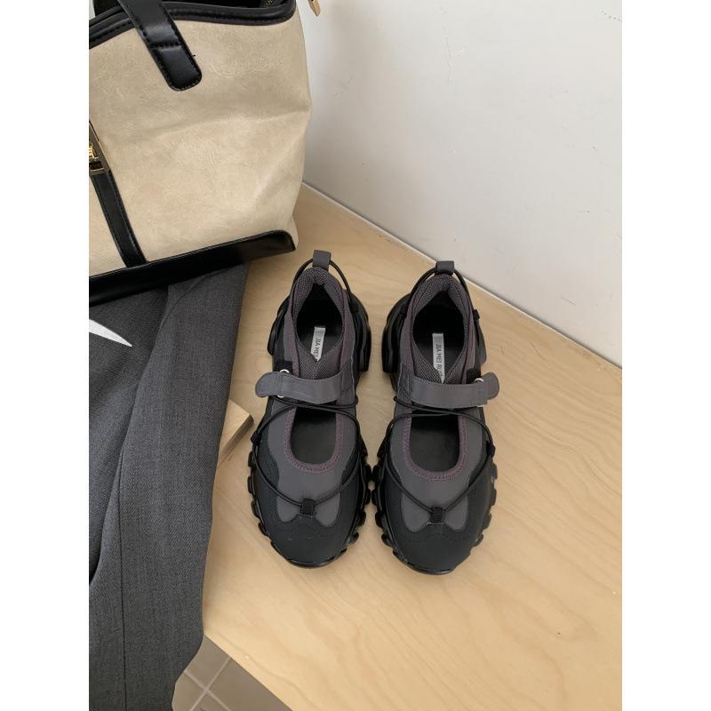 Fashion Mid-heel Sports Women's Sandals Versatile Breathable Shoes 2025 Shallow Mouth Thick Bottom Mid-heel New Style Comfortable