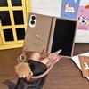 Applicable To Samsung Zfold1 Folding Mobile Phone Case Three-dimensional Trojan Horse Ultra Central Shaft with Front Frame Anti-drop W11  Case