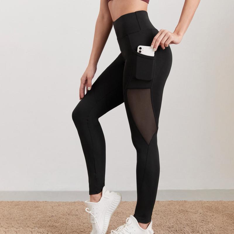 Buy Nessaj Mesh High Waist Yoga Pants 