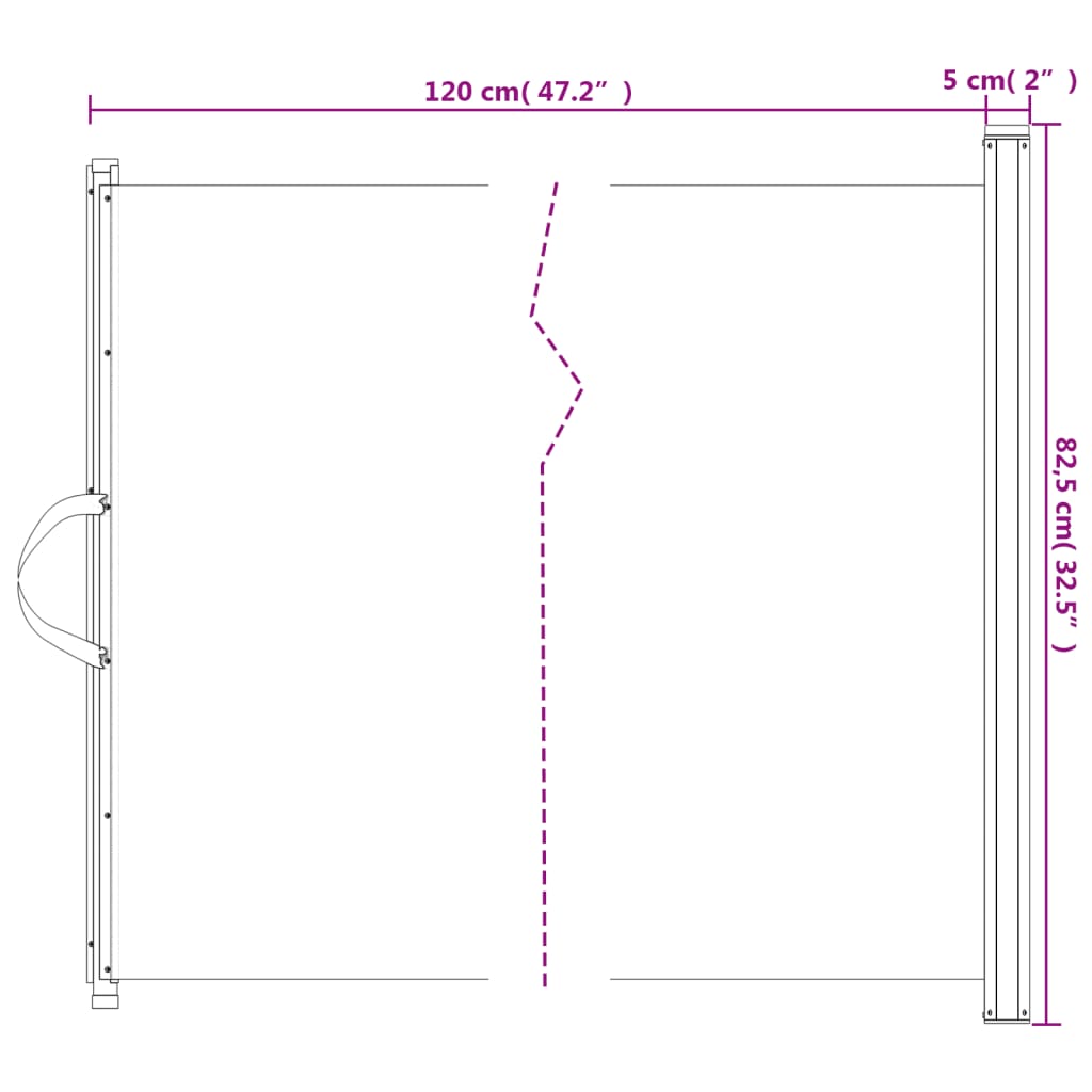 Pet Barrier Extendable White 82.5 x 125 cm