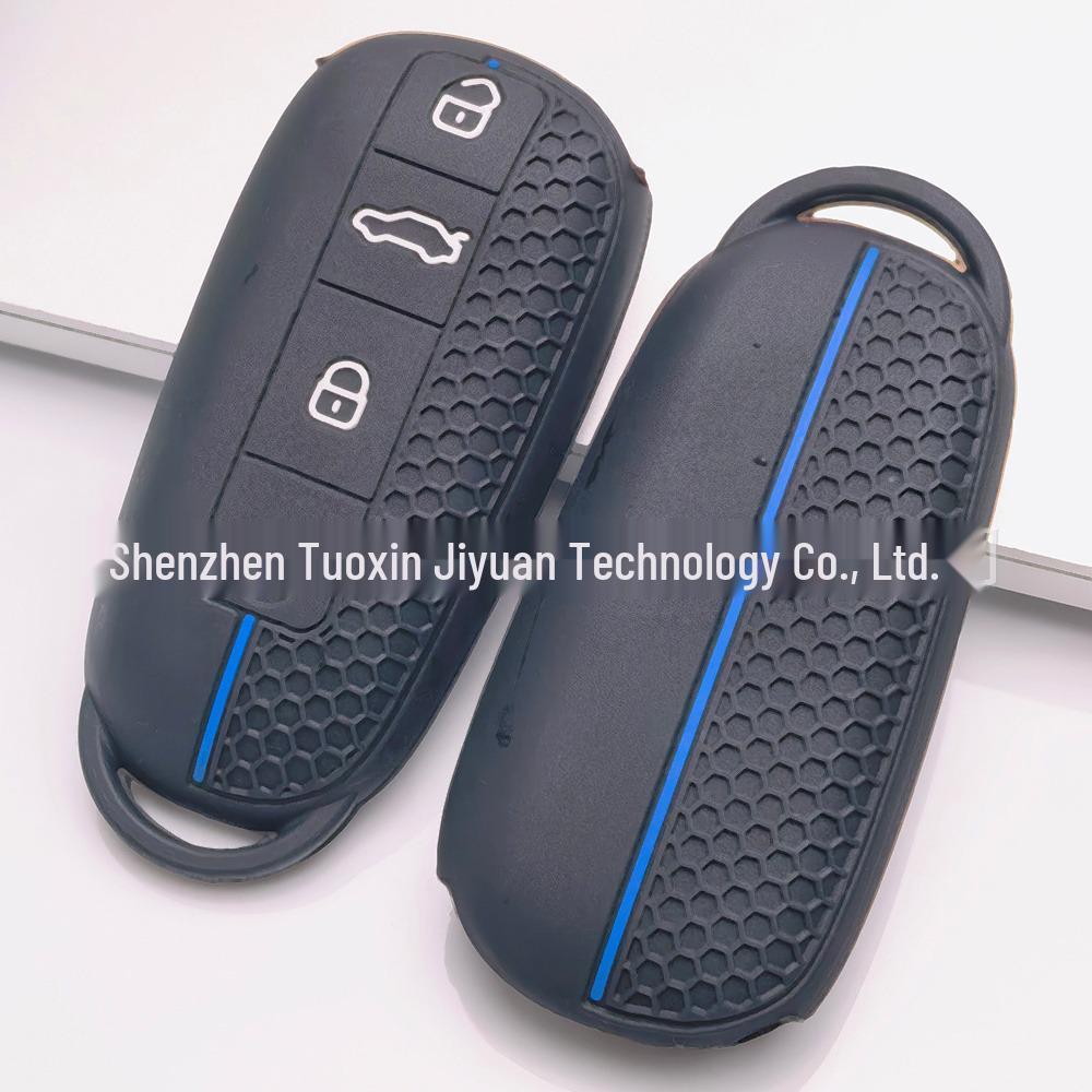 Silicone Car Key Cover for Chery Tiggo 8 Pro, Arrizo, Explore, Tiggo 9 - Honeycomb Design