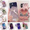 For Oppo A6x 5G CPH2783 Case Transparent Fashion Butterfly Cute Cat Cool Painted Soft Phone Casing For Oppo A6x 4G CPH2819 Cover