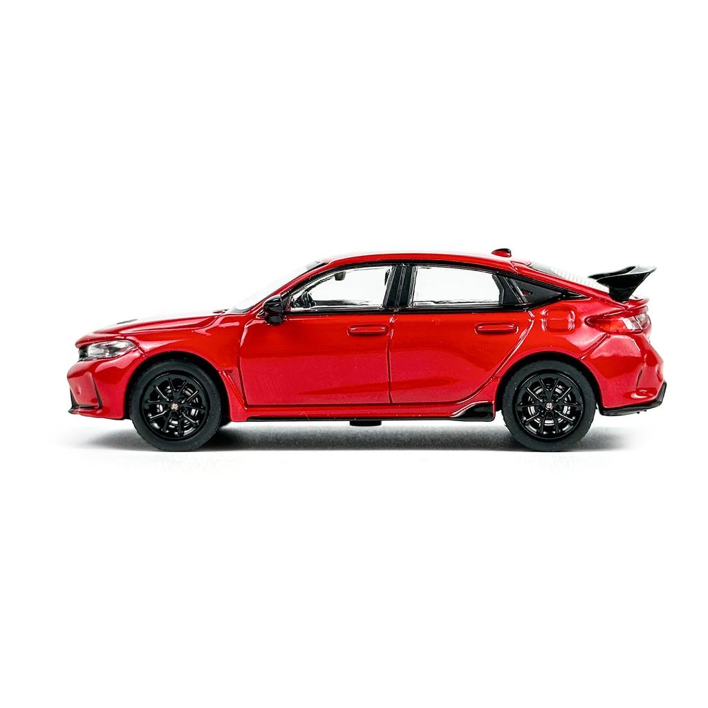 PAUDI MODEL scale 2023 Honda Civic FL5 diecast model red 1/64 TYPE-R car,
