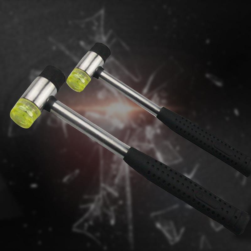Multi-Functional Double-Headed Rubber Mallet with Detachable Handle