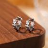 Xiaomi 925 Sterling Silver Vintage Earrings For Women Trendy Simple Vintage Star Earring Jewelry Prevent Allergy Party Accessories Gift