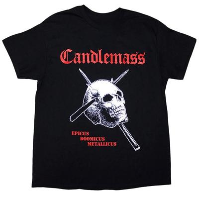 Heren Candlemass Epicus Doomicus Metallicus T-shirt Heren T-shirt Dagelijks Buiten Retro Heren en Dames Fan Gedrukt T-shirt