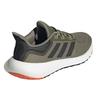 adidas Pureboost Go 22 Comfortable Fabric Leather Non-Slip Wear-Resistant Low-Top Short Distance Running Shoes Unisex Sneaker Green Brown GW9154