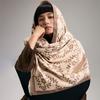 Simple style Mori contrasting colors double-sided imitation cashmere scarf winter high-end warm shawl