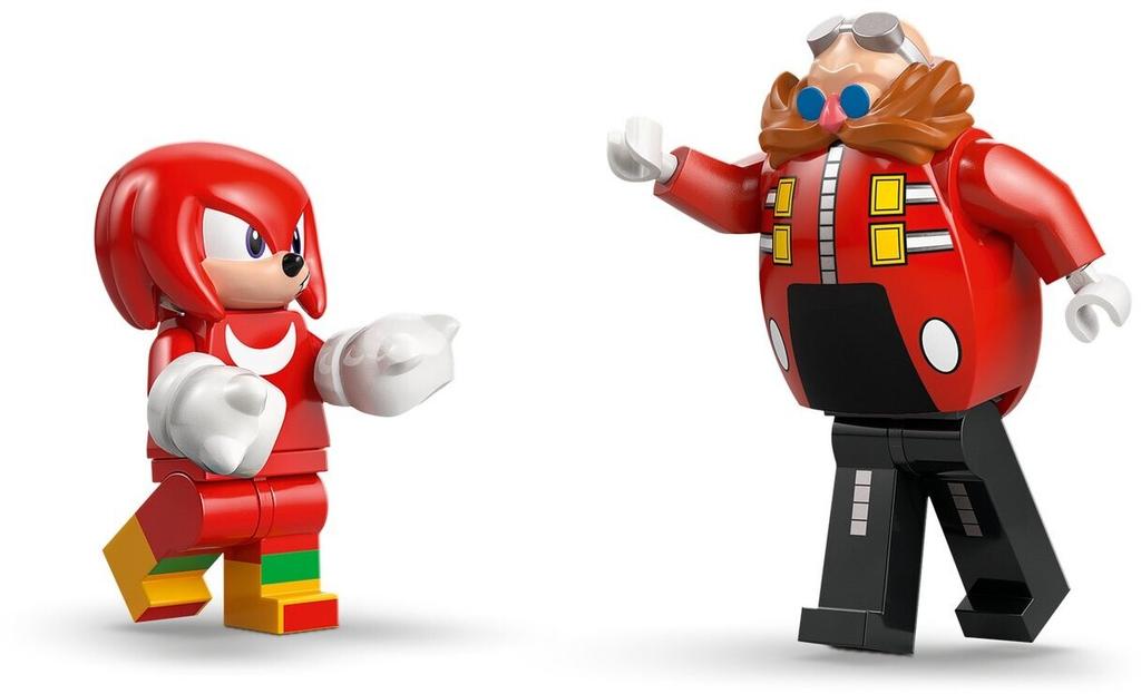 LEGO Sonic The Hedgehog Building Set – Knuckles Vs. Dr. Eggman's Egg Breaker Mechs (77005)