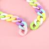 Classic Pet Cat Collar with Bell Macaron Candy Color Resin Chain Ball Necklace Necklace Birthday Princess Accessories for Cat Dog Rabbit