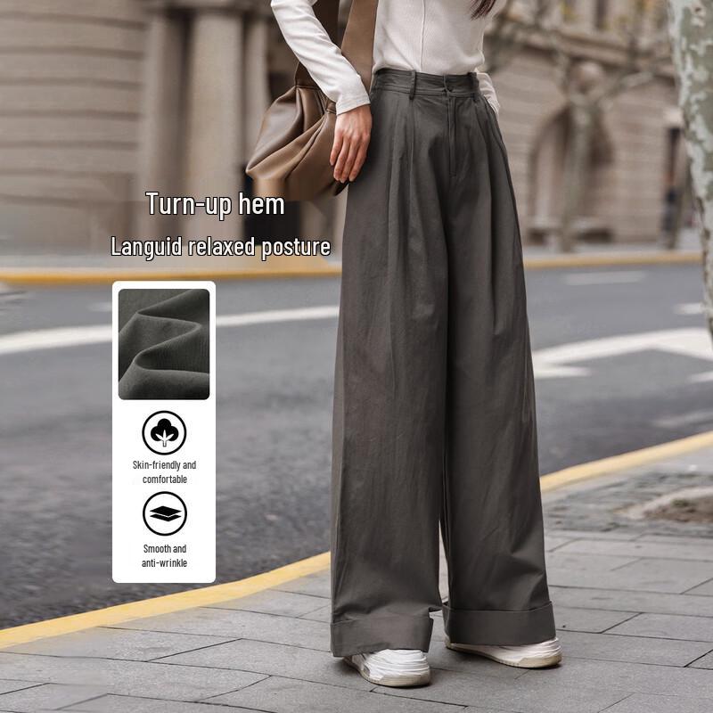Demana Women's Chic Relaxed Casual Trousers