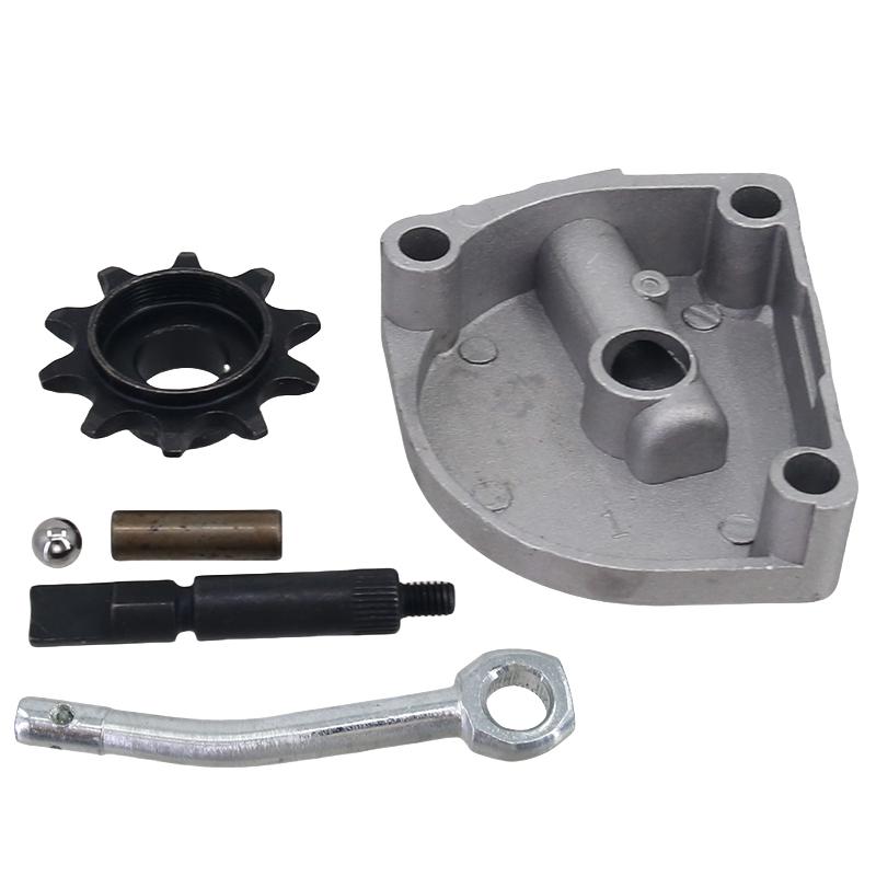 1 Ensemble Pignon d'Entraînement 10 Dents 3 Trous Couvercle d'Embrayage Convient pour Vélos Motorisés 49cc 60cc 66cc 80cc Accessoires