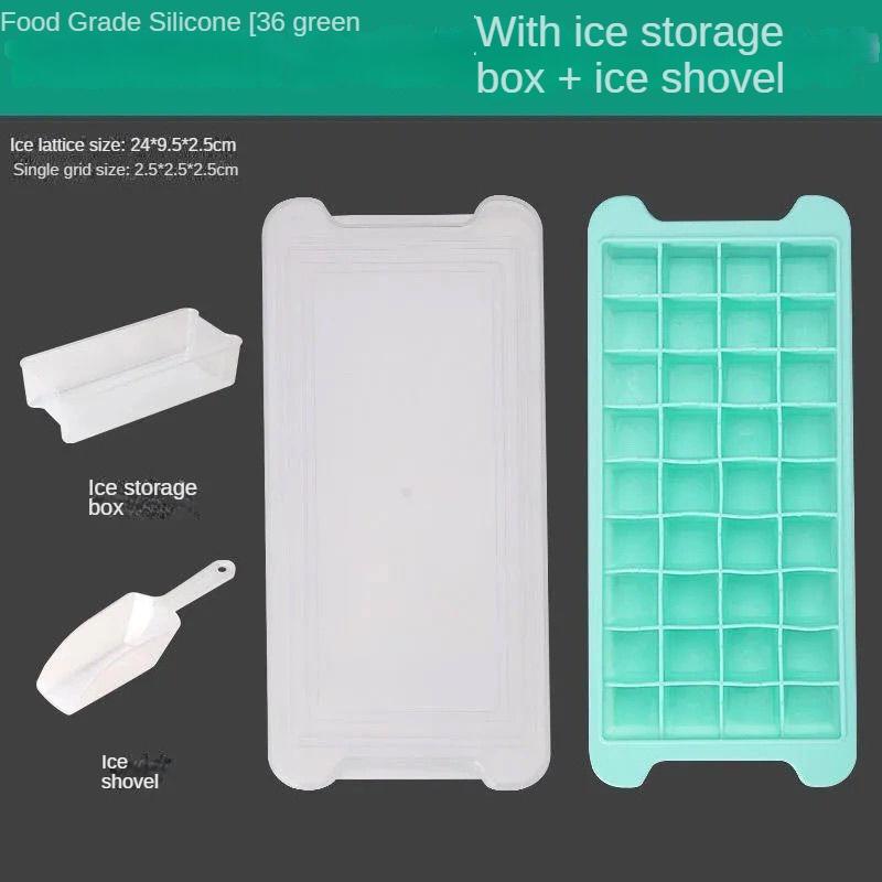 Forma do kostek lodu z żelu krzemionkowego, jadalna, domowej roboty kostka lodu, mała kostka lodu, kreatywna, zamrażarka.