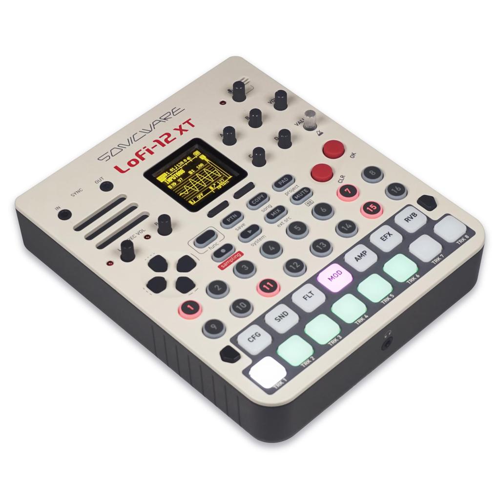Sonicware XT Limited Retro Color Digitizing sampling sampler intuitive track Introductory Lofi-12 - - [Low-Resolution Sampler] 12kHz/24kHz + 12-bit