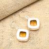 Honey Topaz Gemstone Handmade 925 Solid Sterling Silver Jewelry Earrings For Women