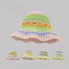 Summer Straw Hat With Wide Brim For Women Sun Protection Beach Vacation Fashion
