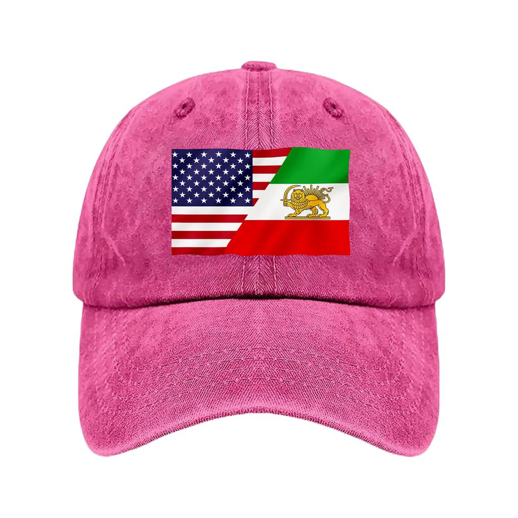 Fashion Print Baseball Cap, Fabric, Unique Design, Cross-border DirectShipping, In-stock & Ready To Ship