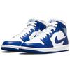 Air Jordan 1 Mid Kentucky Blue Women Sneakers White Hyper-Royal BQ6472-104
