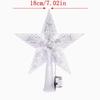 15/18cm Weihnachtsbaum Dekoration Sterne Warmweiße Lichter Haus Raum Dekor LED Leuchtende Lampe Weihnachten Festival TopStar Navidad 1,07 Zoll