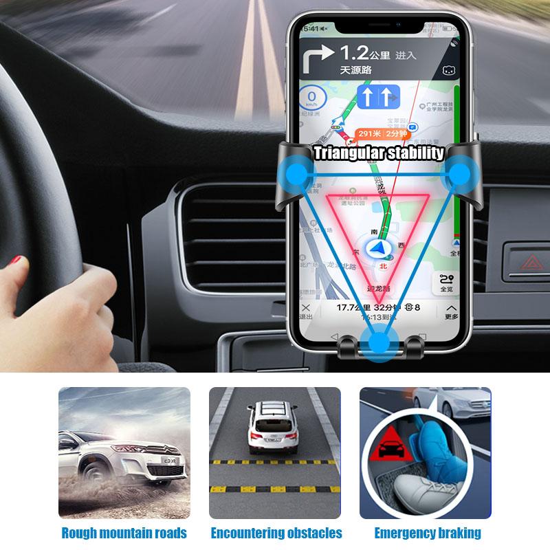 Gravity Car Interior Phone Sticker Holder Air Vent GPS Stand Accessories For Mercedes Benz AMG A B C E G CLA GLA W211 W214 W205 II2