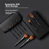 AOLANLA Makeup Brush Set, Including Loose Powder and Eyeshadow Brushes, Beginner-Friendly, Beauty Tools, 9 Pieces