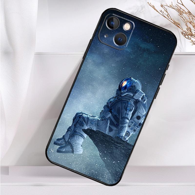 Astronaut Star Space Shockproof Case For iPhone 17 15 16 Pro Max 11 14 Plus 12 13 Mini 16e 17 Air Phone Cover