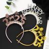 5pcs/set Gifts 2025 HAPPY NEW YEAR Headband Cosplay Anime Letter Decor Party Headpiece Headwear Party Props