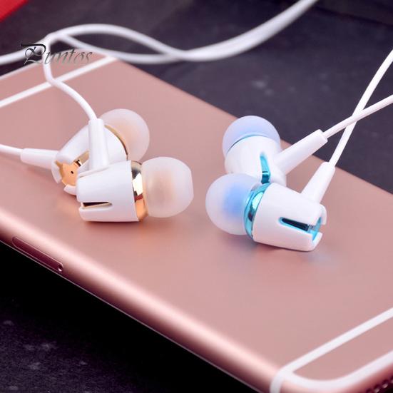 Wired Universal Noise Cancelling Stereo In-ear Earphone Phone Headset with Mic