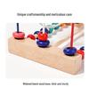Wooden Animal Bead Maze & Building Blocks Toy for Early Education - Ages 1-3