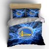 Golden State Warriors Logo Bedding Duvet Cover Set Duvet Cover Pillowcases  (1*Duvet Cover 2*Pillowcases, Without Duvet Insert)