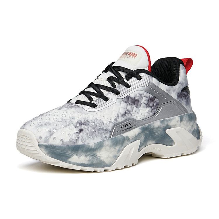 Anta Training Series Non-Slip Technology Outdoor Sports Wear Resistant Anti-Slip Shock Absorbing Warm Low-Top Hiking Shoes 122146603-9