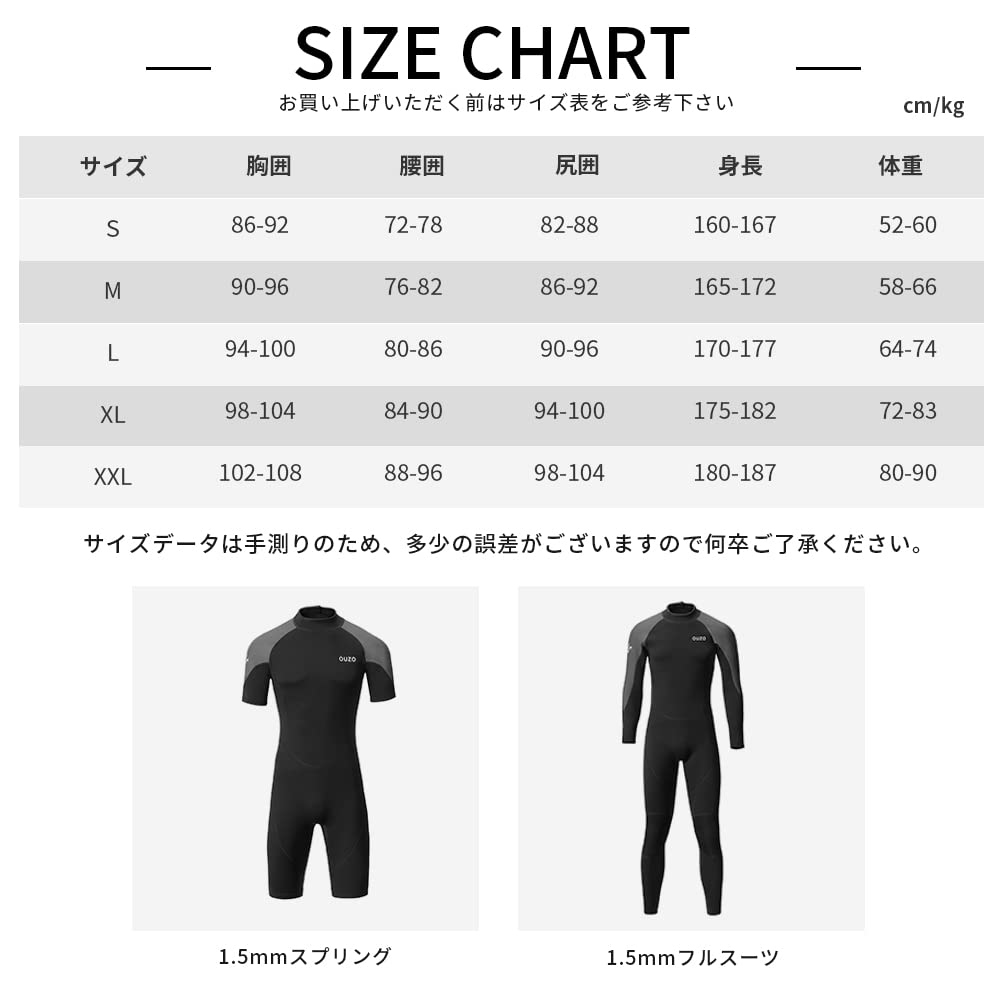 MORGEN SKY Våtdrakt for One Neopren Marinevann Rygg Jersey CK2001 Menn, 1,5 mm Stykke/Vår, Materiale, Sport, Sport, Dykking, Surfing, Glidelås, Fôr,