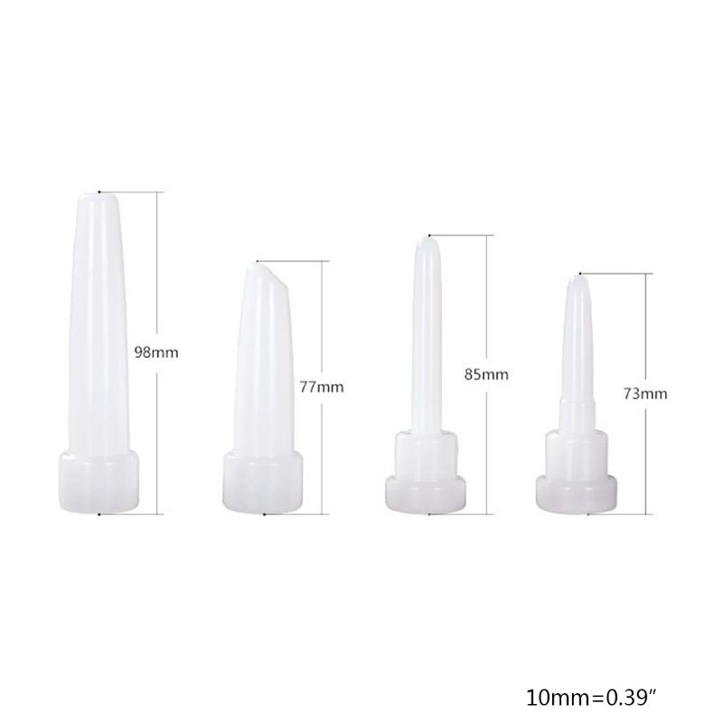 4pcs DIY Pen Mold Epoxy Resin Molds Transparent Pen Silicone Mould Dried Flower Resin Decorative Craft Jewelry Mould