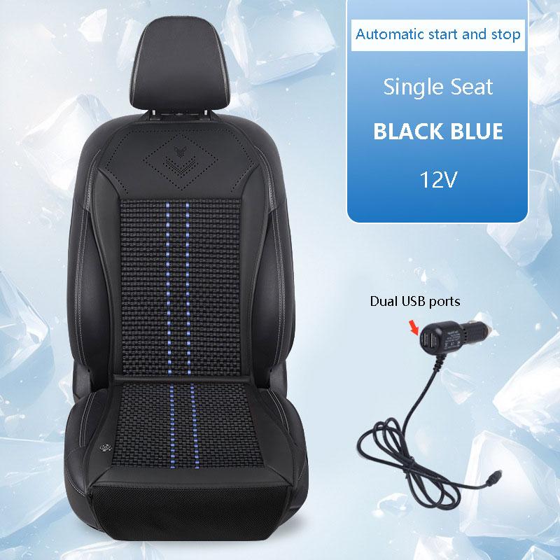 Universal Car Seat Covers Breathable Summer Cooling With Fans Comfortable Auto Front Seat Cushion Protector Automotive Interior