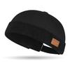 Men's and Women's Harajuku Color-matched Tang Hats, Trendy and Stylish, Sailor's Patchwork Velvet Leather Label Landlord Hats