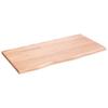 VidaXL Dessus de table marron clair 80x40x2 cm bois chêne traité 3156353