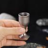 Pure Titanium White Wine Cup Small Wine Set Chinese Retro Style Goblet Simplicity Household Luxury New Outdoor Travel Liquor Cup