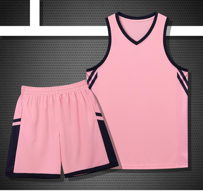Unisex Basketball Uniform Set: Jerseys for Students, Team Vests, Youth Sports Training Kits with Custom Printing